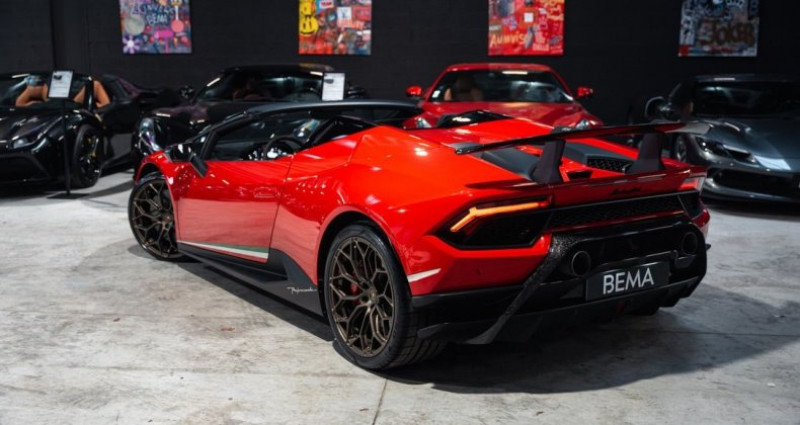 Lamborghini Huracan PERFORMANTE SPYDER LP 640 V10 5.2L | PPF LIFT CARBONE Forg   occasion  Saint Michel Sur orge - photo n7